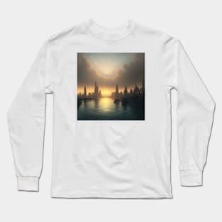 Coastal Sunset Metropolis Long Sleeve T-Shirt
